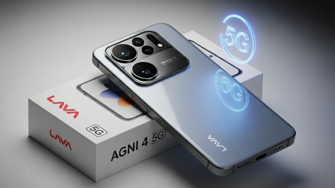 Lava Agni 4 5G with 7000mAh battery and 80W fast charging under ₹25K