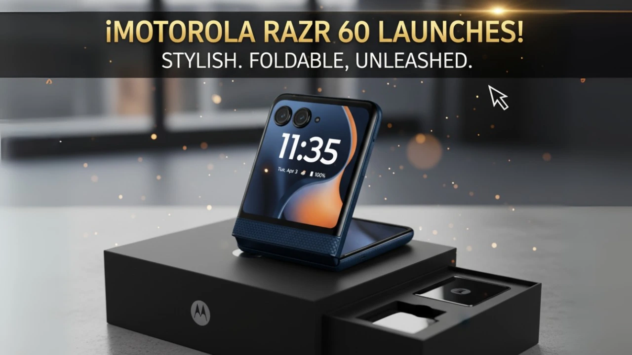 Motorola Razr 60 foldable smartphone launched in India at ₹49,999 with AI features