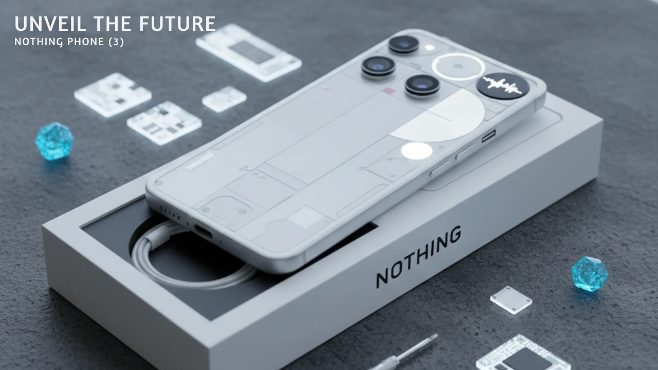Nothing Phone 3 with transparent design launched in India at ₹79,999