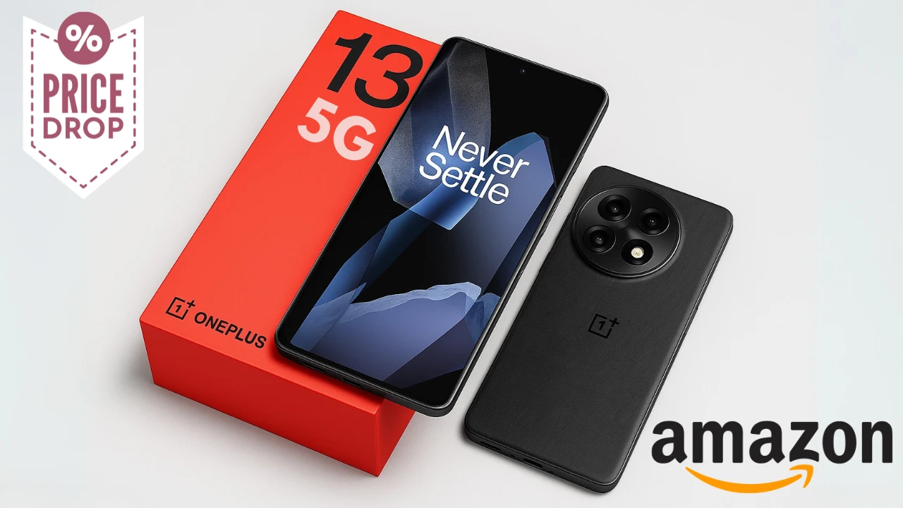 OnePlus 13 smartphone price cut on Amazon India