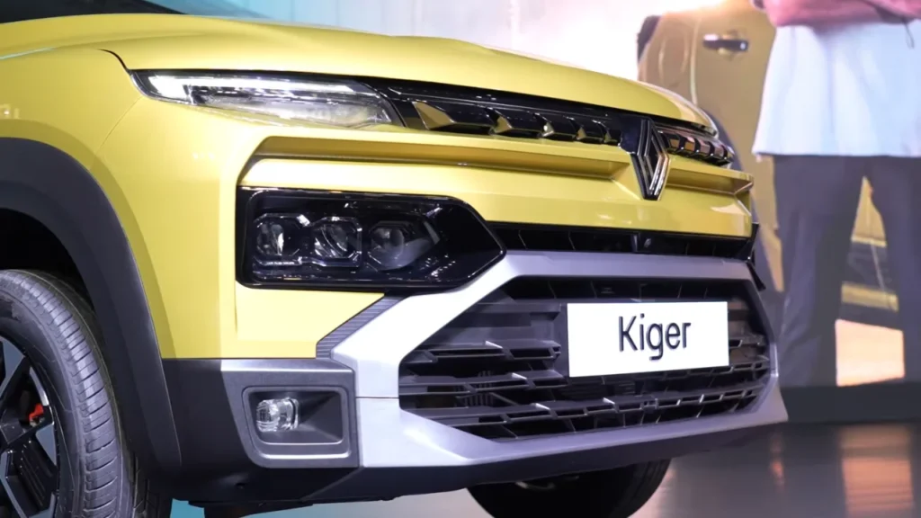 Renault Kiger Facelift 2025 with new grille and 6 airbags