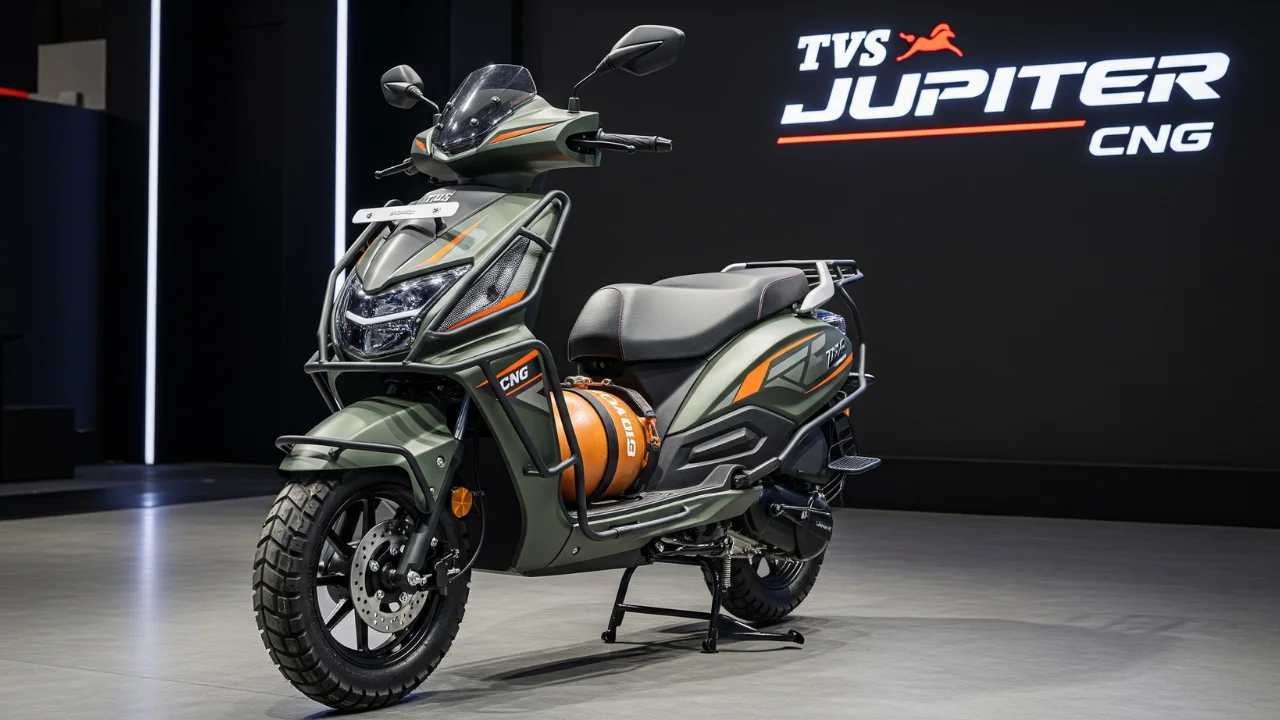 TVS Jupiter CNG Launching Soon with 226 Km Range and Big Savings