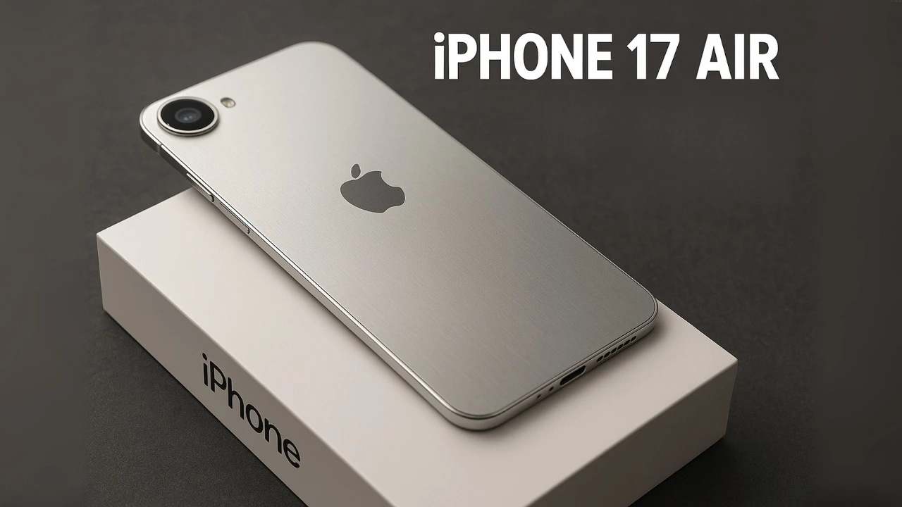 iPhone 17 Air ultra-thin design with 48MP camera