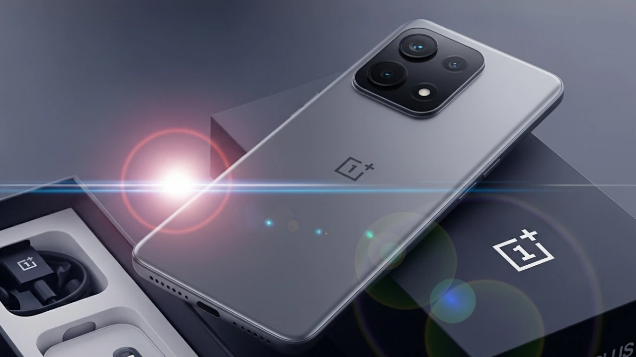 OnePlus 15 5G leak showing bold square camera, 7000mAh battery, and 165Hz LTPO display